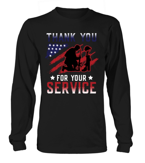 Veterans Day Thank You For Your Service Long sleeved Unisex