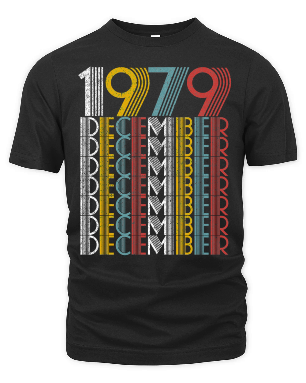 Vintage December 1979 Birthday Gifts Organic Unisex T-shirt