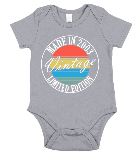 2003 - vintage 2003 Short Sleeve Baby One-Piece
