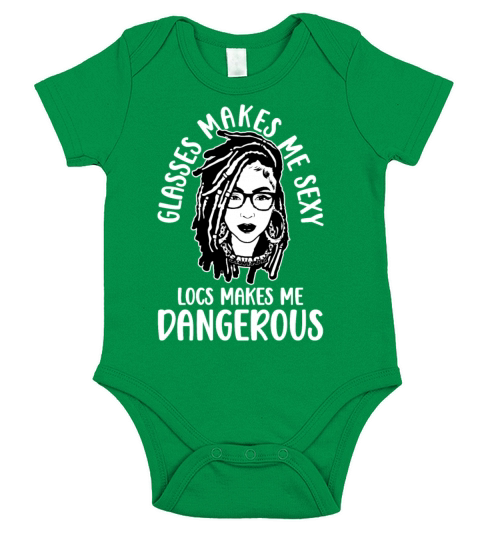 Its the Locs For Me - Afro Hair Black American Short Sleeve Baby One-Piece