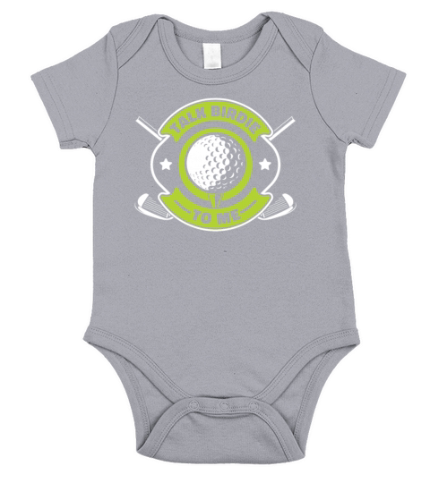 Talk Birdie To Me Golfing Legend Player Pro Short Sleeve Baby One-Piece