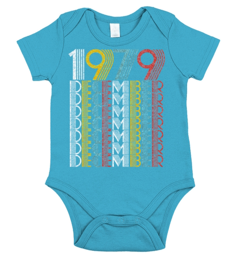 Vintage December 1979 Birthday Gifts Short Sleeve Baby One-Piece