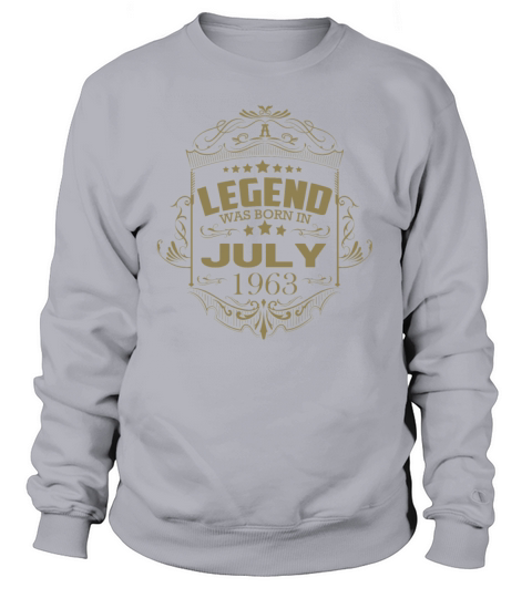 July 1963 Birthday Vintage Sayings Sweatshirt Unisex