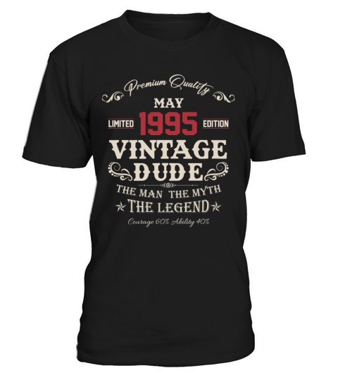 May 1995 Vintage Birthday Present T-Shirt Unisex