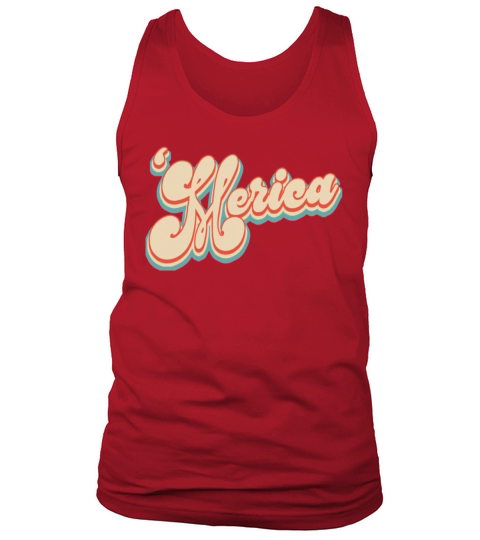 Vintage Classic America Patriotic 4th of July Tank Top Unisex