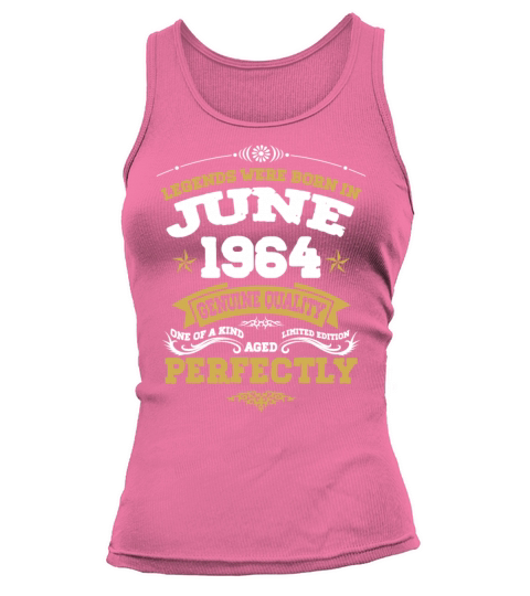 Vintage Aged To Perfection June 1964 Tank top Woman