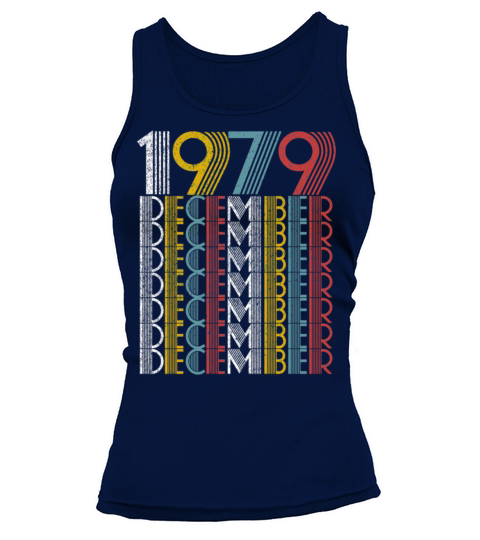 Vintage December 1979 Birthday Gifts Tank top Woman