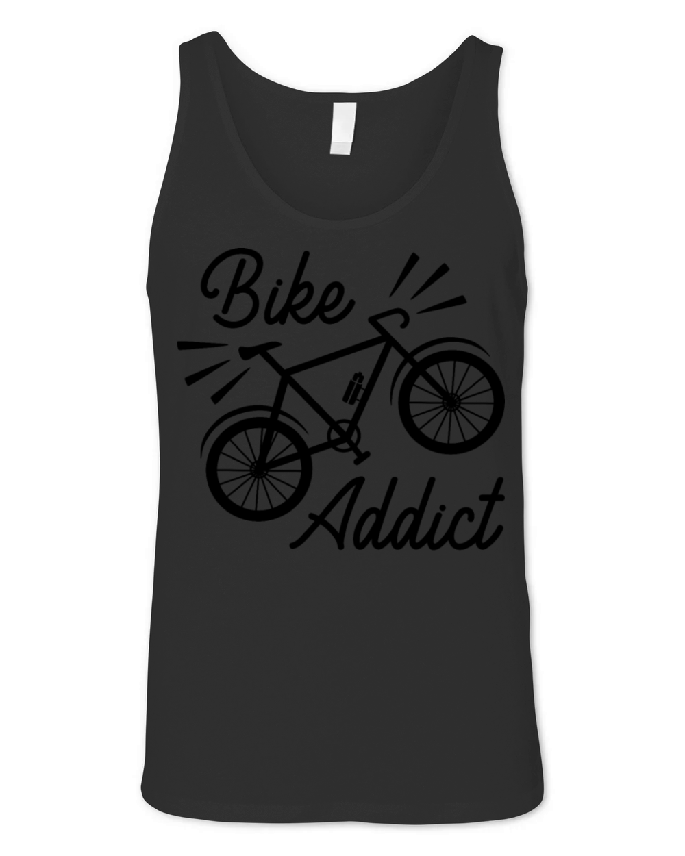 Bike Addict Live Life On Wheels Unisex Jersey Tank