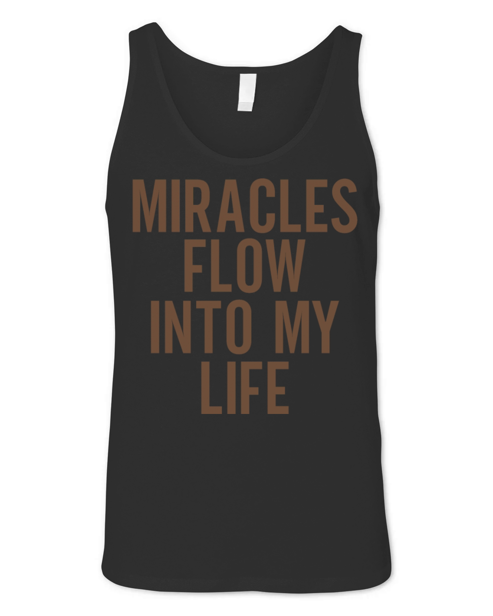 Miracles Flow Into My Life Unisex Jersey Tank