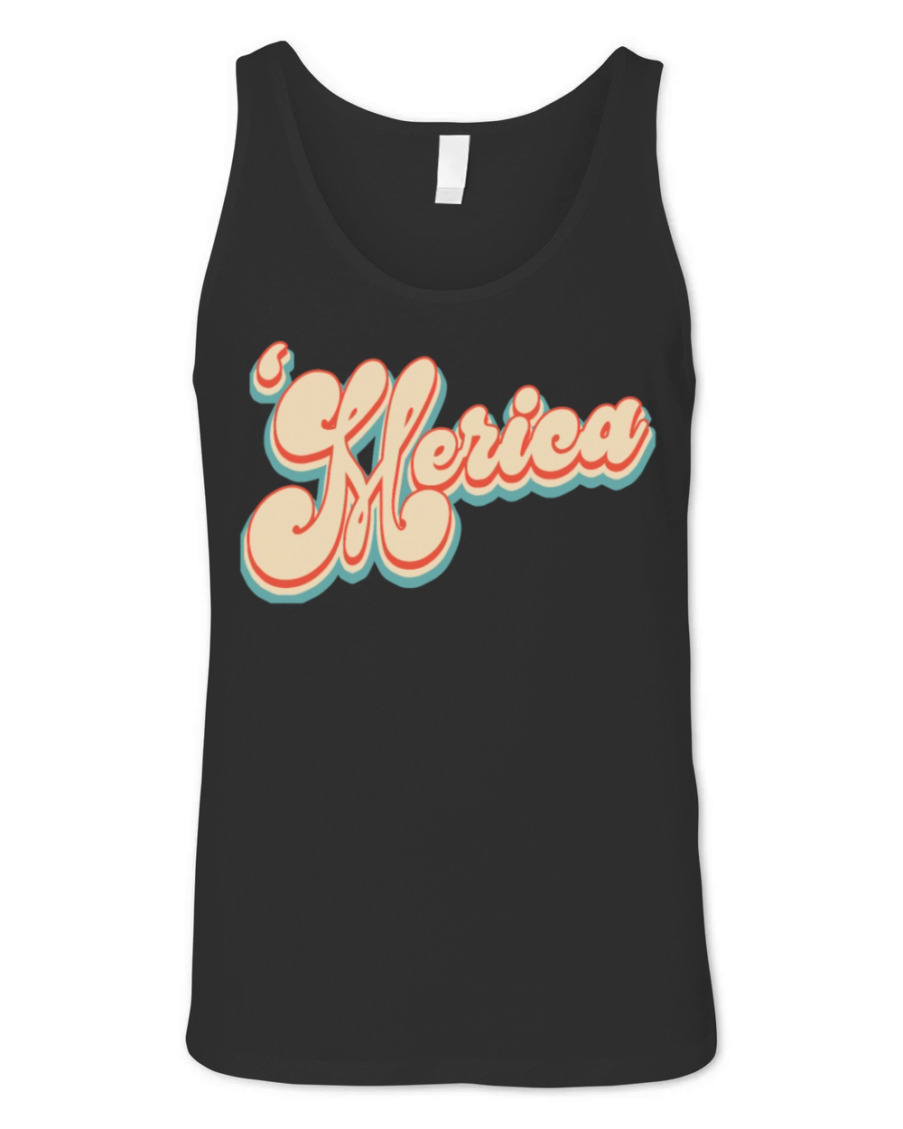 Vintage Classic America Patriotic 4th of July Unisex Jersey Tank