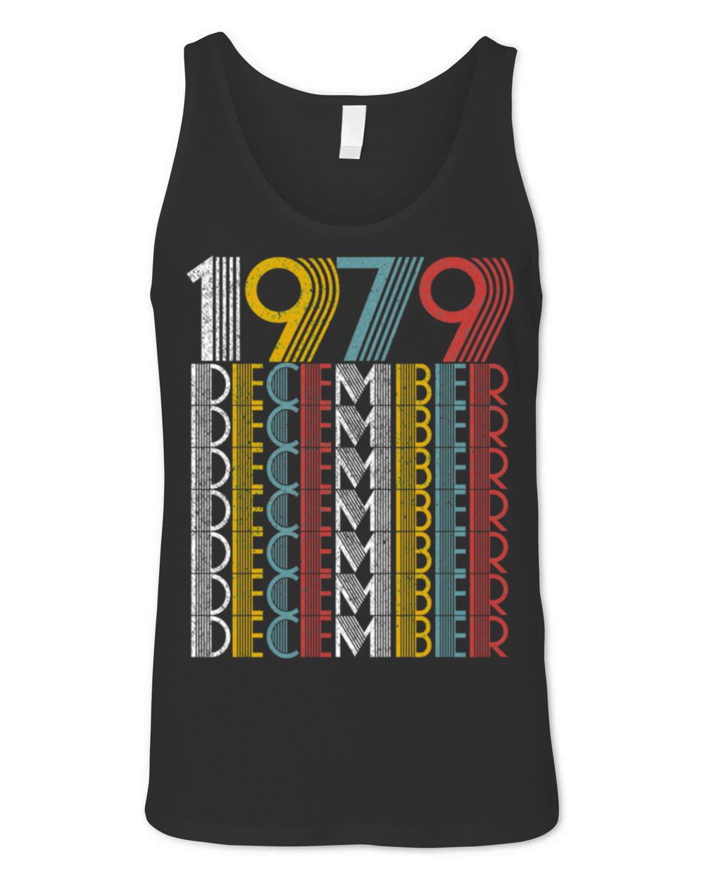Vintage December 1979 Birthday Gifts Unisex Jersey Tank