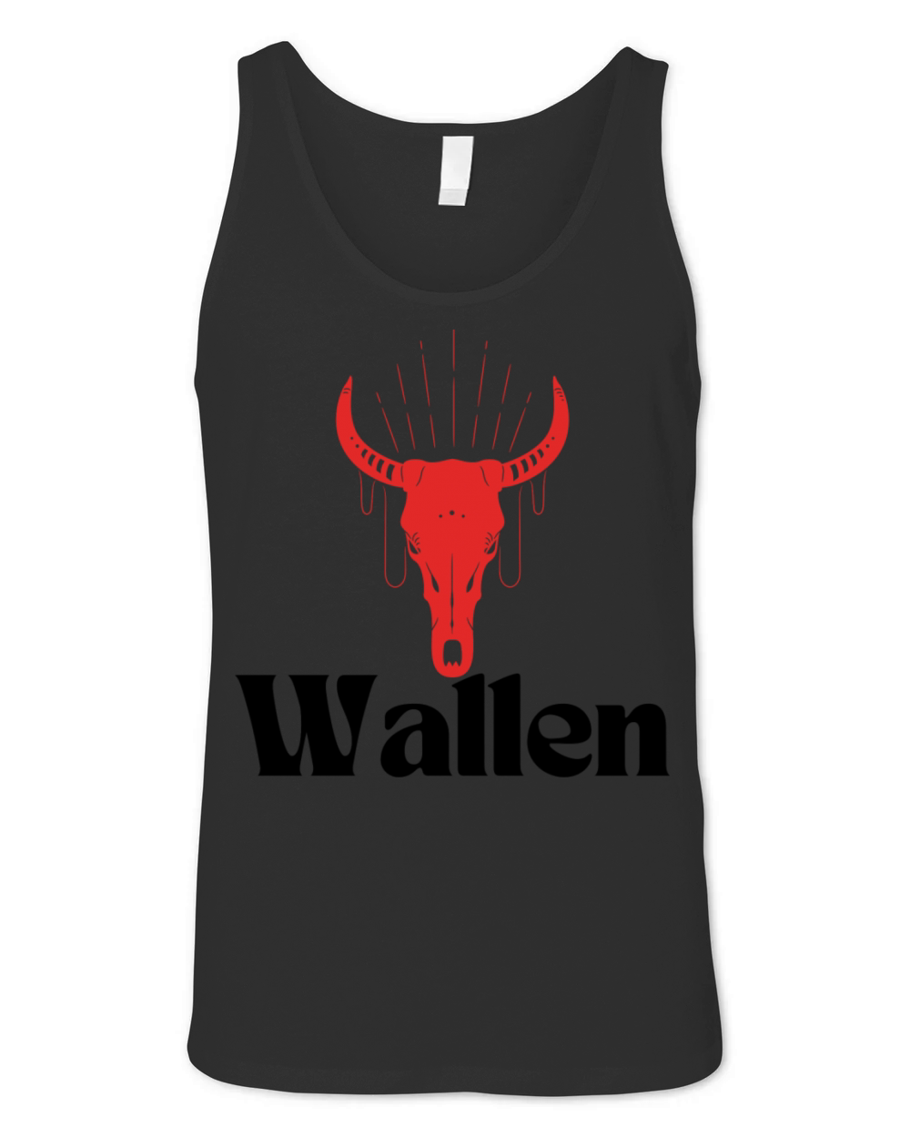 Vintage morgan wallen For Men women Gift bull head Unisex Jersey Tank