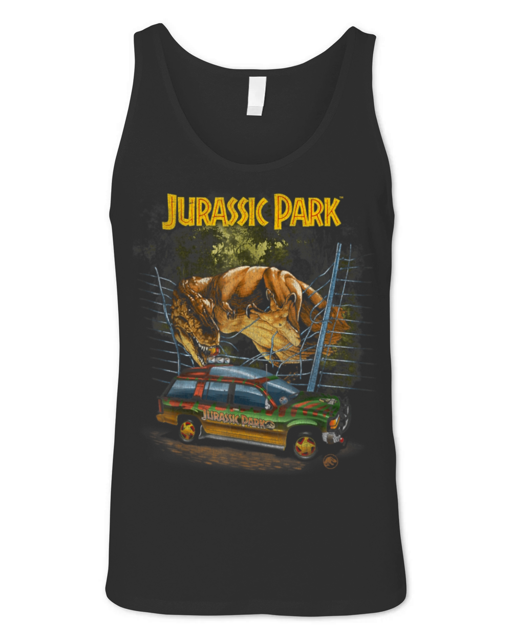 Vintage TRex Break Out Unisex Jersey Tank