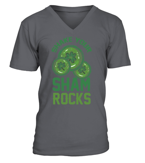 Funny Irish Saint Patricks Day Shake Your V-Neck T-shirt