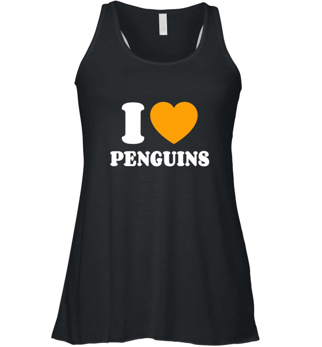 I Love Penguins Women's Flowy Tank Top