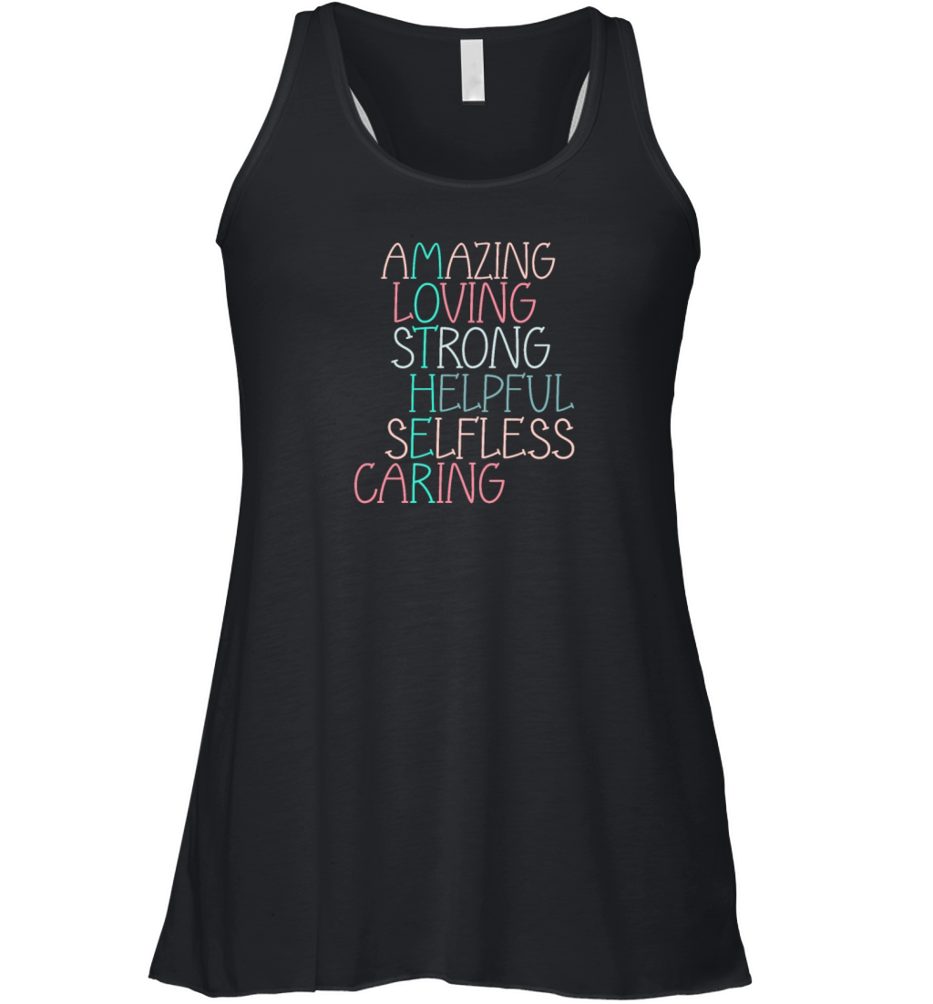 Mothers Day Sweet Quotes - Mother Acronym Women's Flowy Tank Top