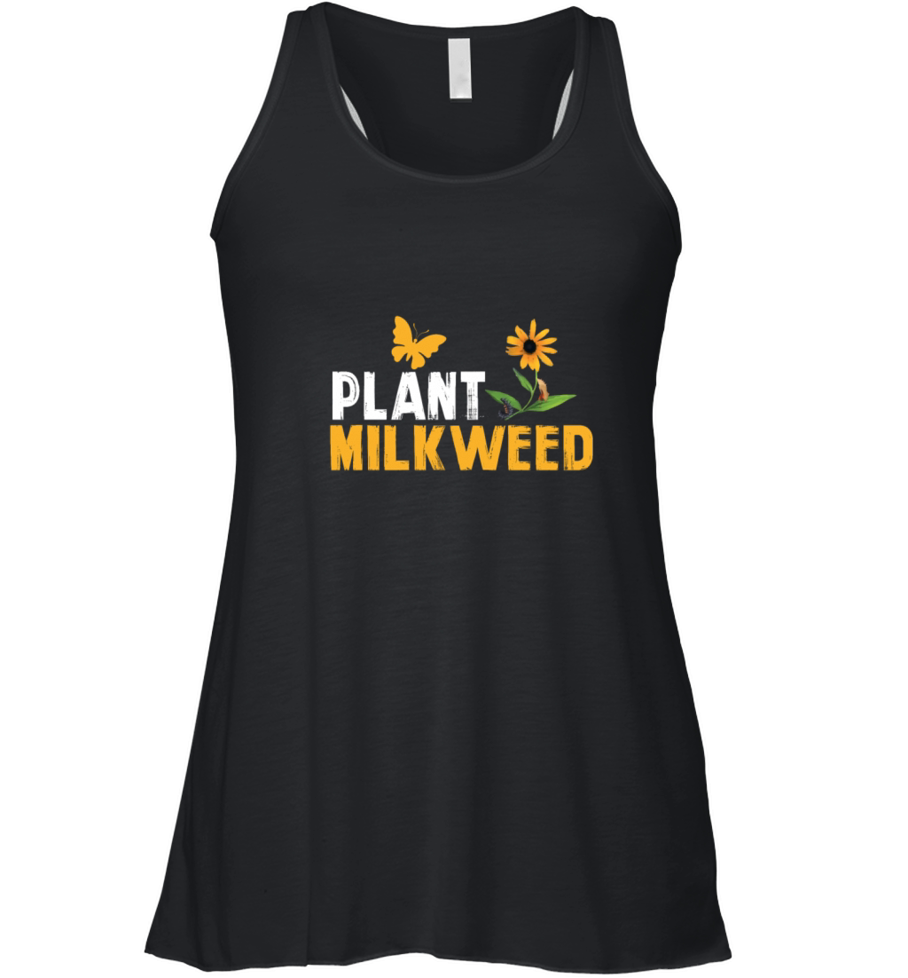 Plant Milkweed Butterfly Lepidopterist Women's Flowy Tank Top