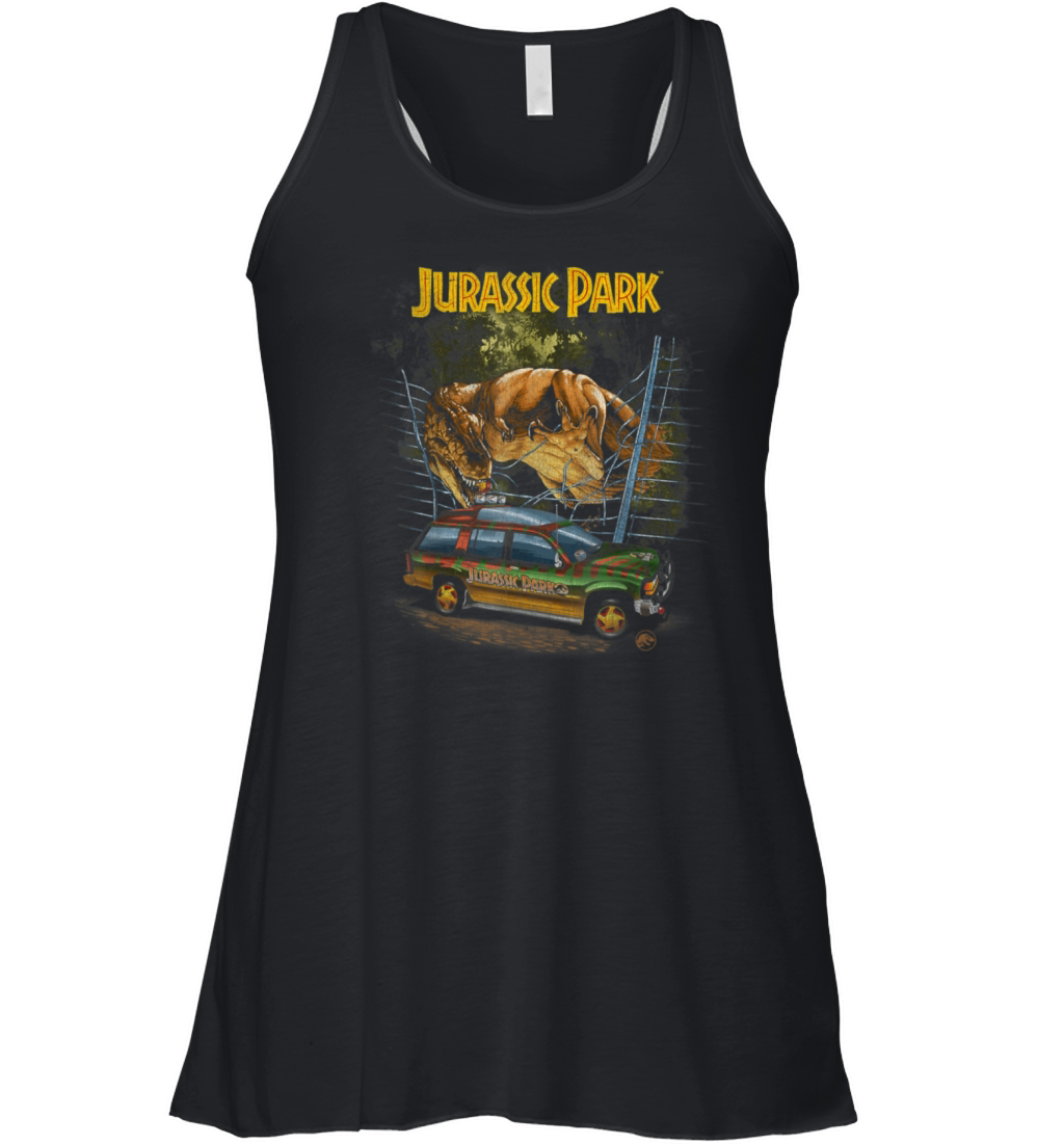 Vintage TRex Break Out Women's Flowy Tank Top