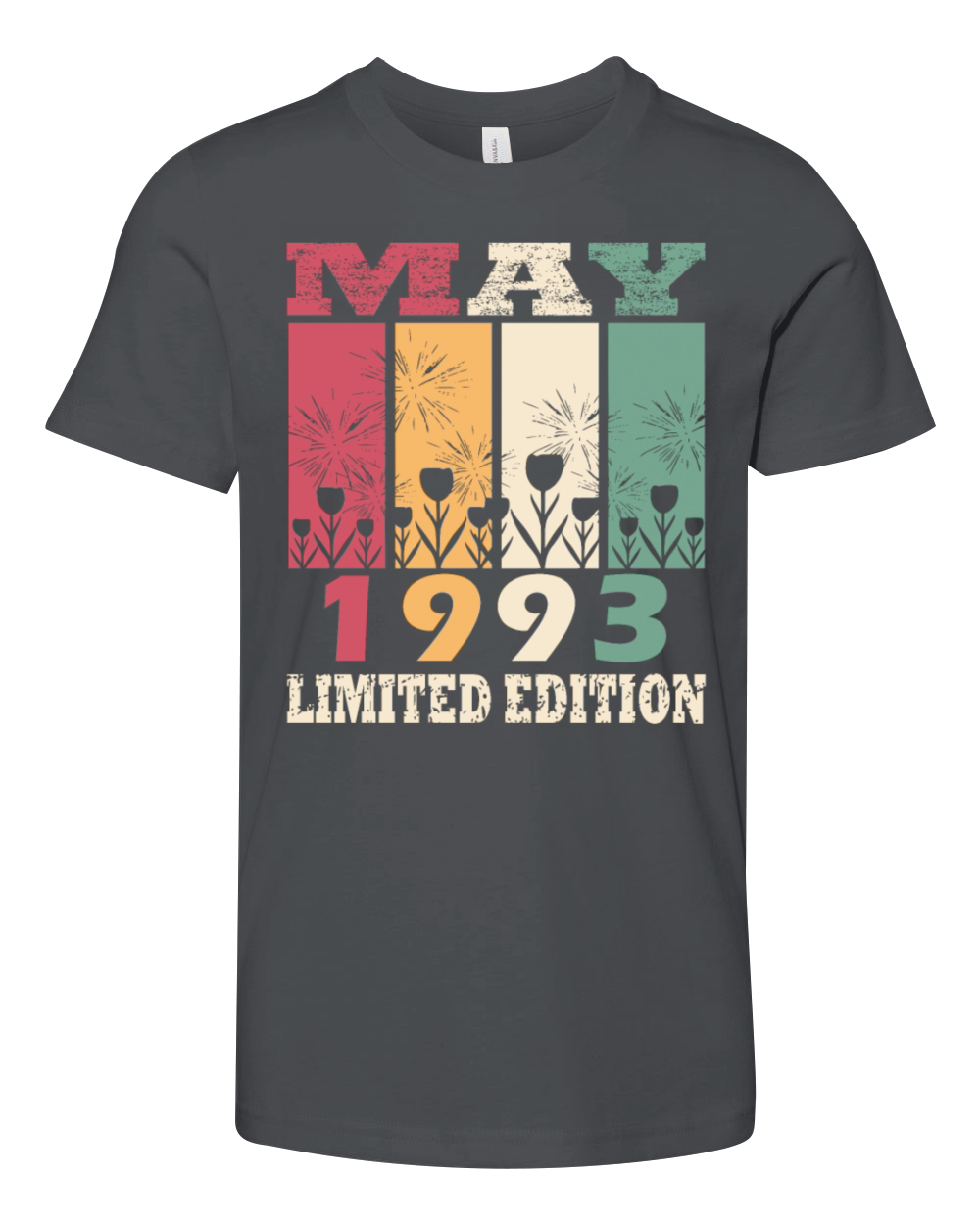 30th Birthday Vintage May 1993 Made in 1993 Youth Unisex Jersey Tee