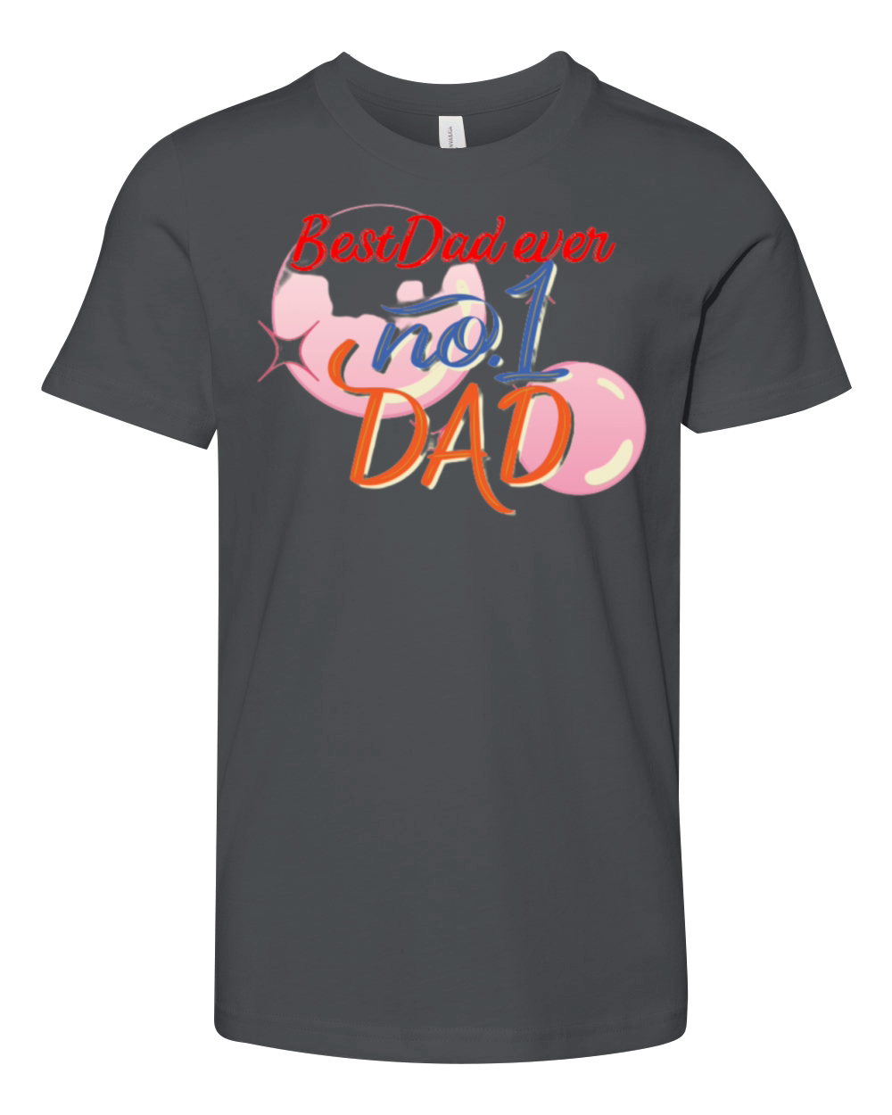 Best dad ever no1 dad fathers day t-shirt Youth Unisex Jersey Tee