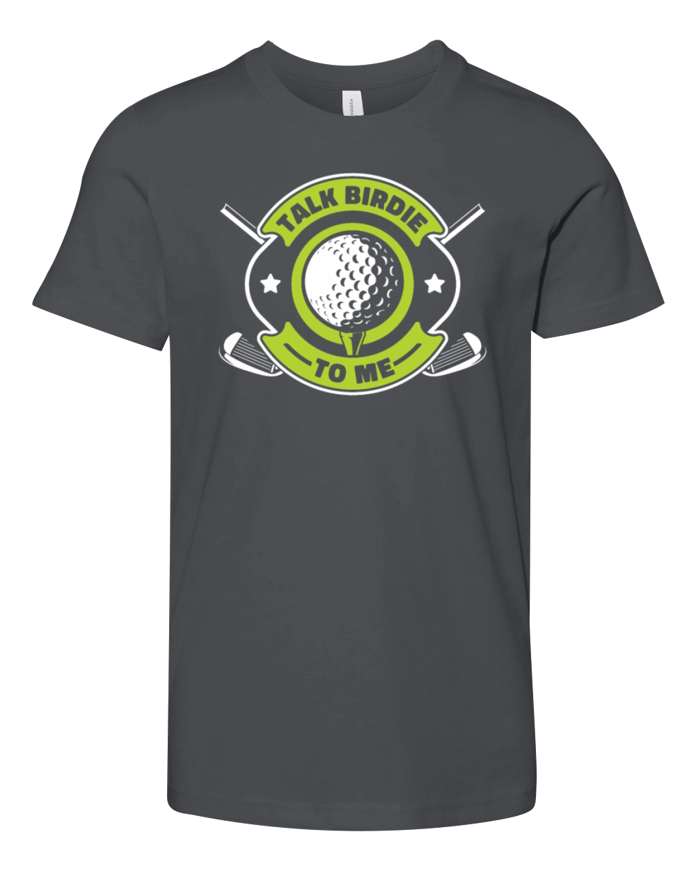 Talk Birdie To Me Golfing Legend Player Pro Youth Unisex Jersey Tee