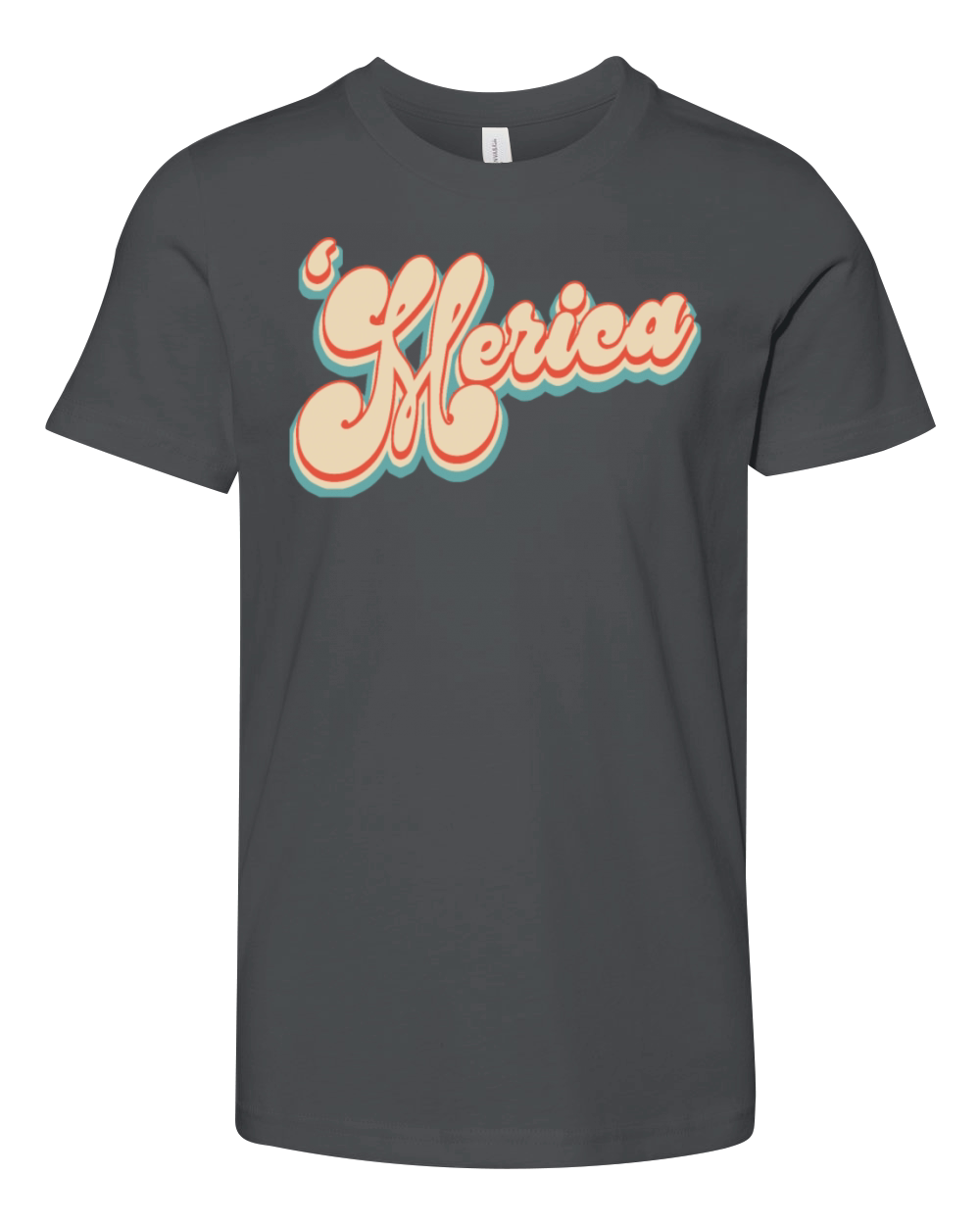 Vintage Classic America Patriotic 4th of July Youth Unisex Jersey Tee