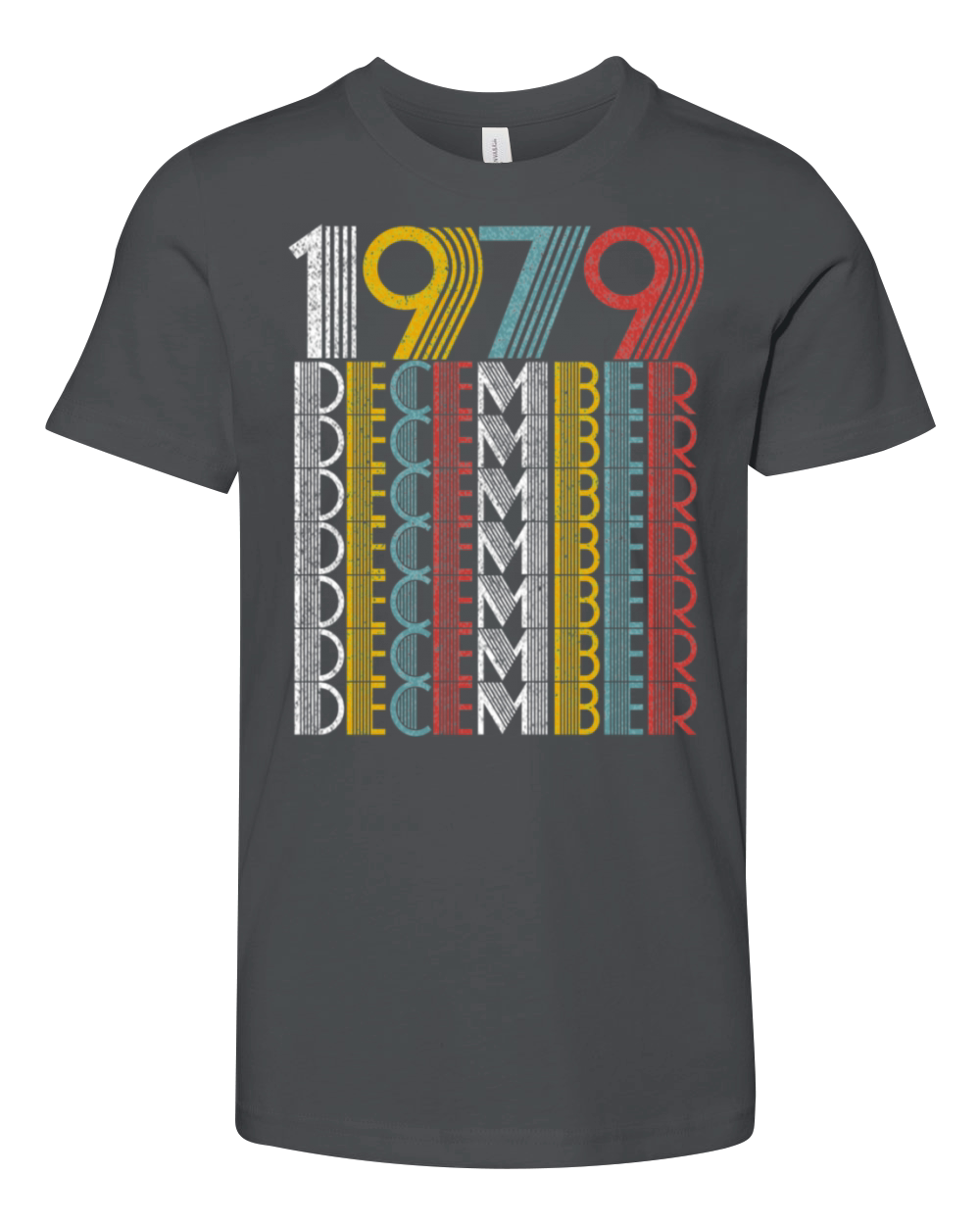 Vintage December 1979 Birthday Gifts Youth Unisex Jersey Tee