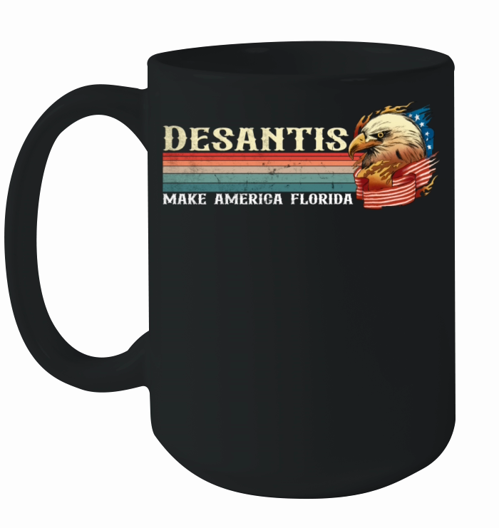 Vintage Distressed Desantis 2024 Election Ceramic Mug