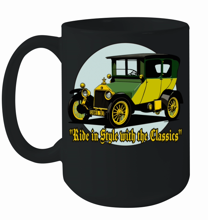 Vintage Retro Classic Cars Ceramic Mug