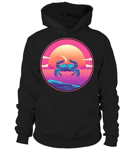 80s 90s Crab Lovers Vintage Hoodie Unisex
