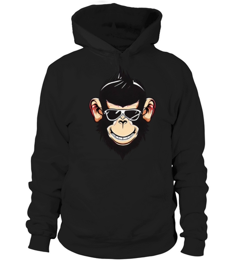 Cool Chimpanzee Rock n Hoodie Unisex