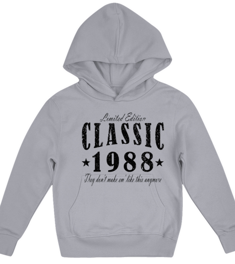 Birthday classic vintage 1988 vintage Kids Hoodie
