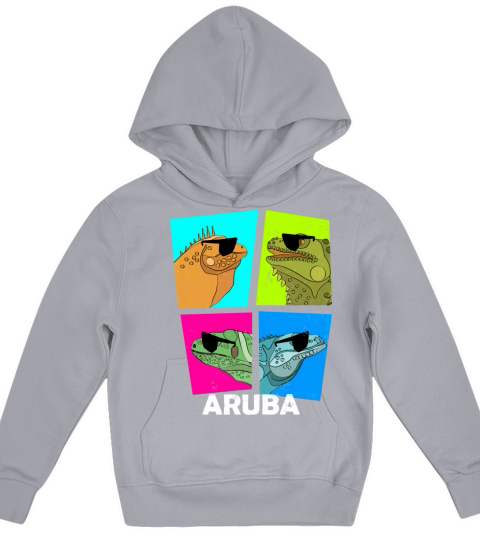 Funny Lizard Netherlands Holiday Aruba Kids Hoodie