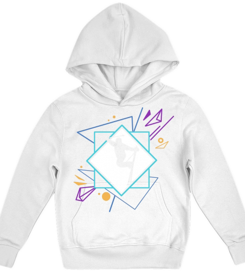 Retro Telemark Ski Vintage Telemarking Telemarker Kids Hoodie