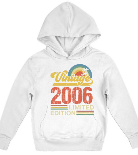 Retro Vintage 2006 Limited Edition Kids Hoodie