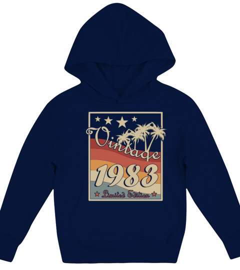 Vintage 1983 Original Kids Hoodie