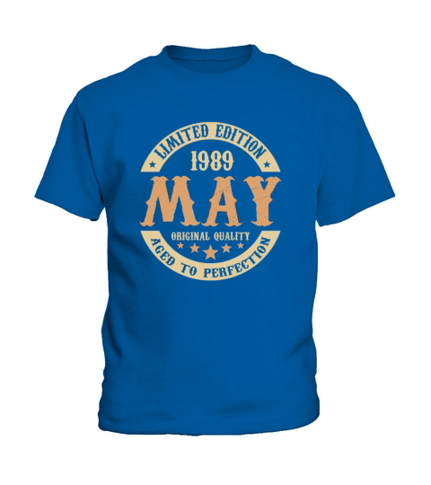May 1989 Vintage Birthday Present Kids T-Shirt