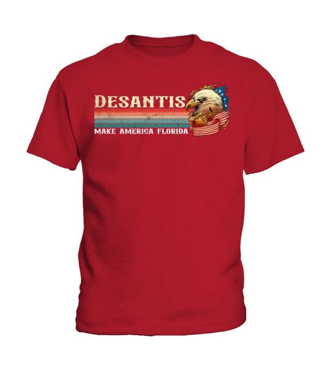 Vintage Distressed Desantis 2024 Election Kids T-Shirt
