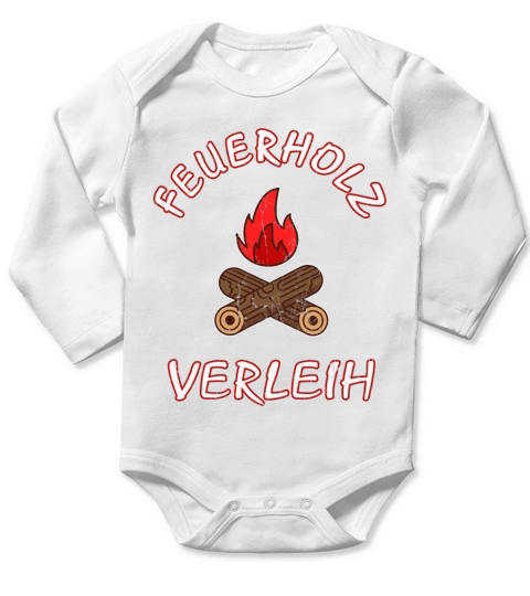 Firewood rental farmer vintage gift firewood Long Sleeve Baby One-Piece