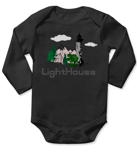 LightHouse Long Sleeve Baby One-Piece