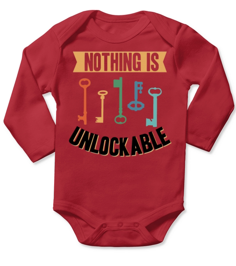 Locksmith Nothing Is Unlockable Pick Tools Long Sleeve Baby One-Piece