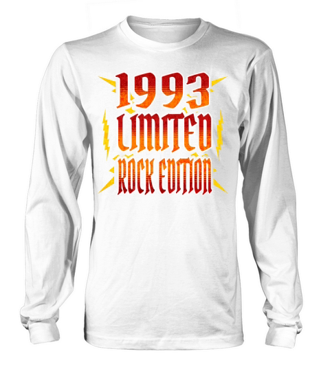 Limited Rock Edition 1993 30th Birthday Rocker Long sleeved Unisex