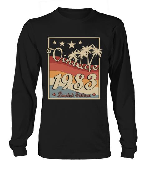 Vintage 1983 Original Long sleeved Unisex