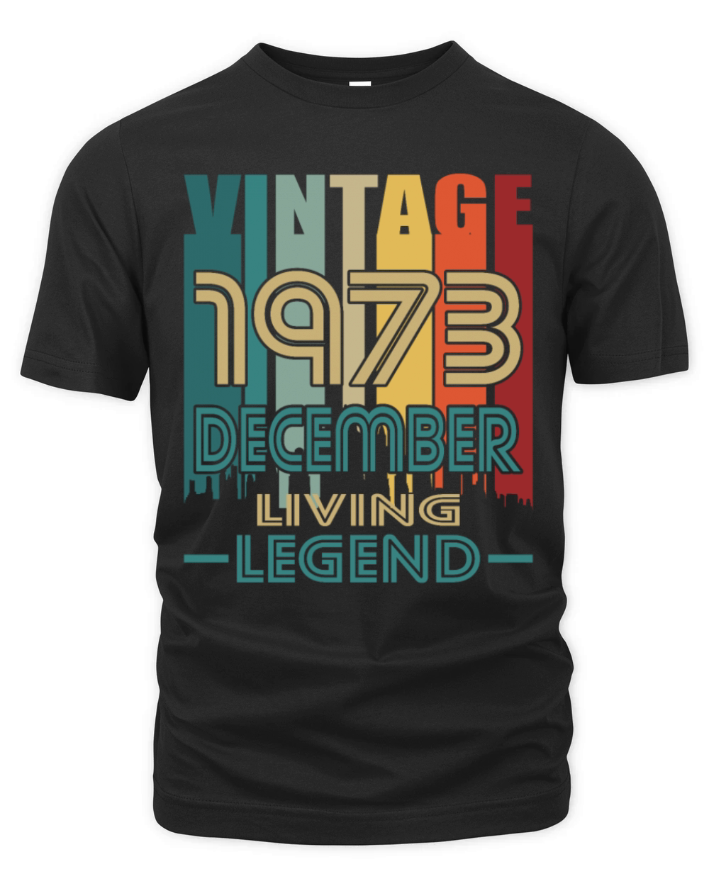 50th birthday december 1973 vintage 1973 Organic Unisex T-shirt