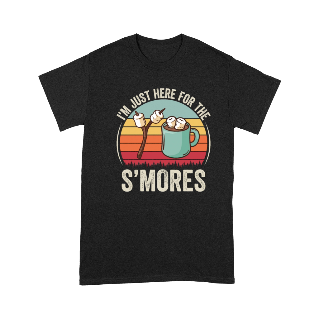 I m Just Here For The Smores Funny Camping SMores Premium T-shirt