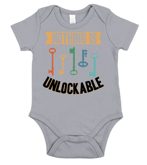 Locksmith Nothing Is Unlockable Pick Tools Short Sleeve Baby One-Piece