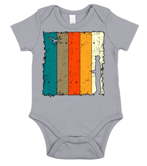 Remote Control Pilot Retro Vintage Shirt Short Sleeve Baby One-Piece