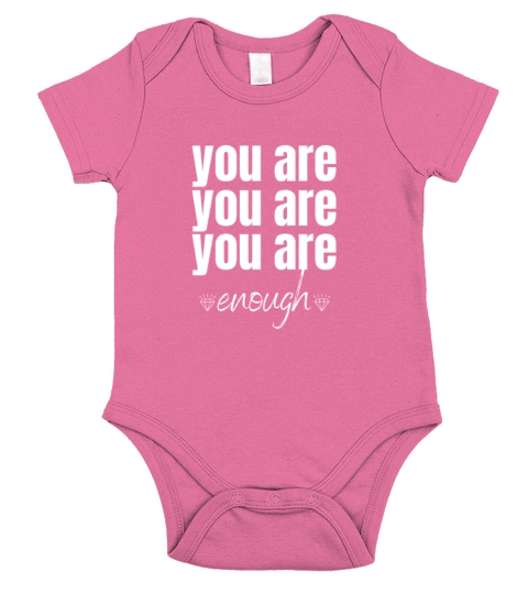 you are enough Short Sleeve Baby One-Piece