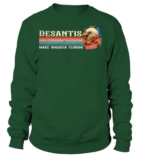 Vintage Distressed Desantis 2024 Election Sweatshirt Unisex