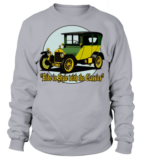 Vintage Retro Classic Cars Sweatshirt Unisex